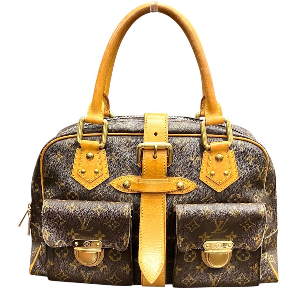 Louis Vuitton LOUIS VUITTON Monogram Manhattan GM Handbag Canvas M40025